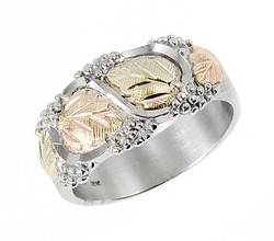 Black Hills Sterling & 12K Arany Eljegyzési Gyűrű 62